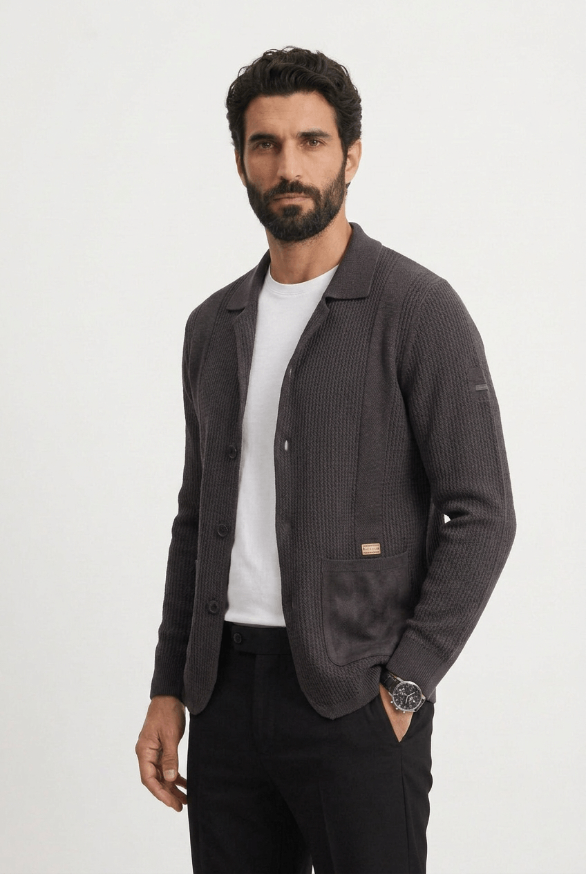 Cardigan Turim em Tricot