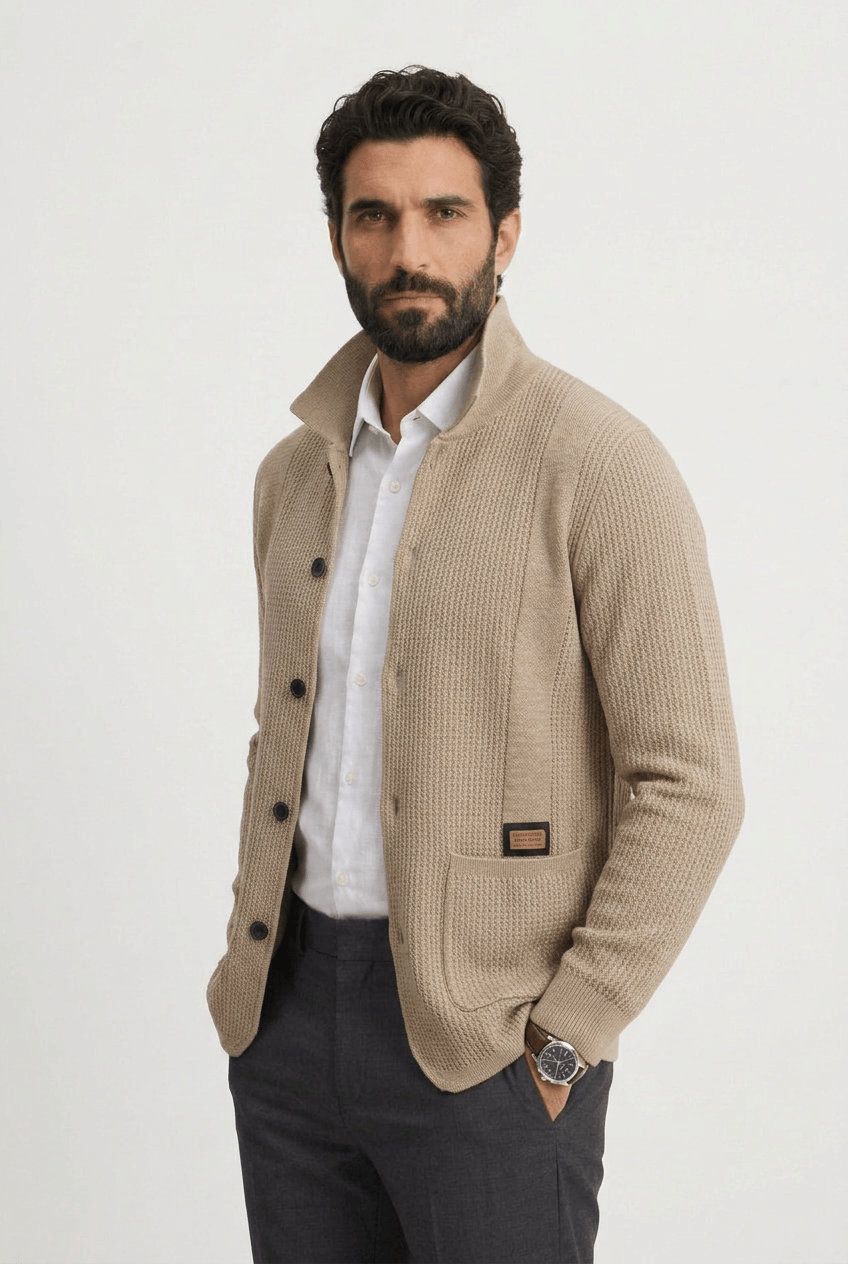 Cardigan Turim em Tricot