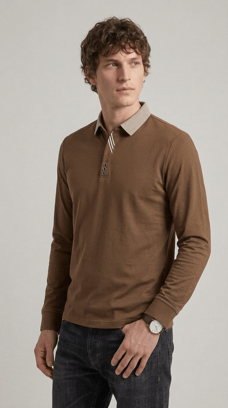 Polo Manga Longa Torino