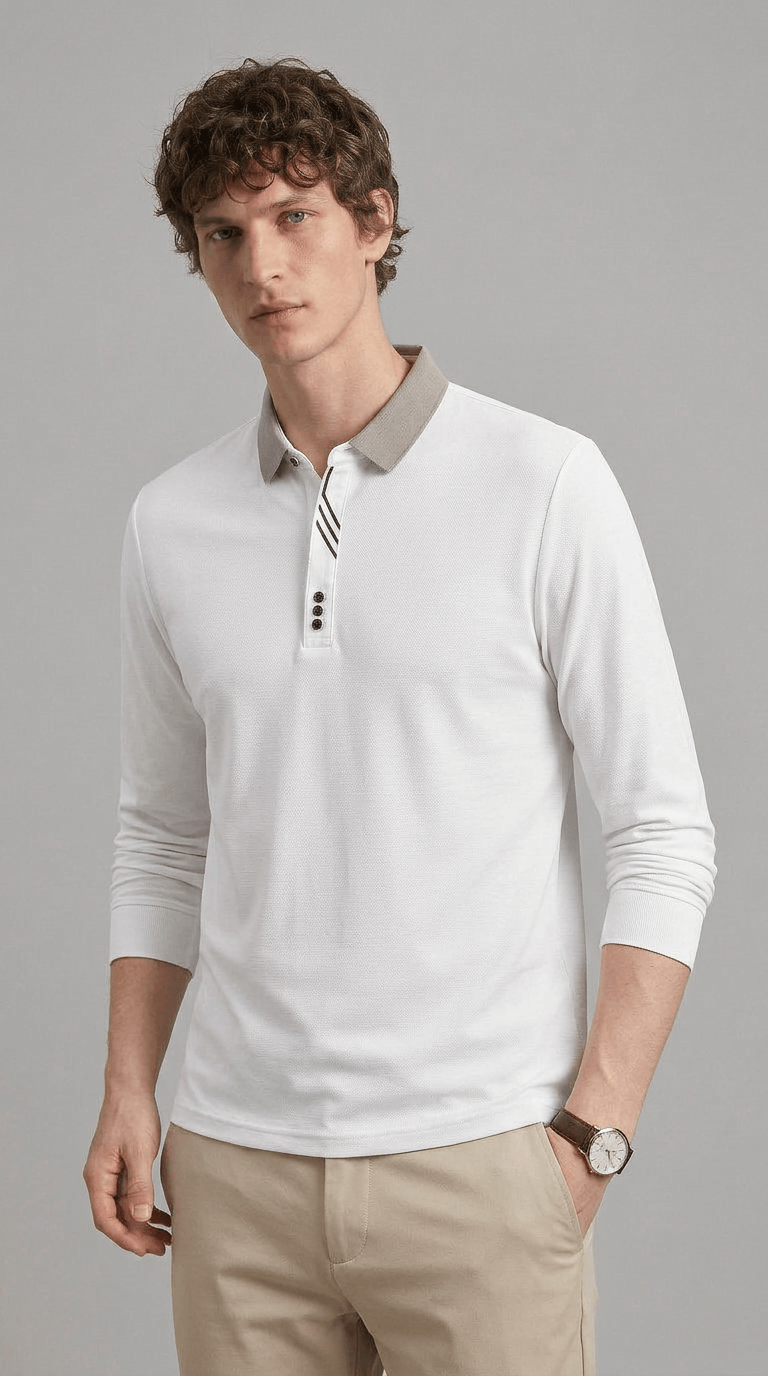 Polo Manga Longa Torino