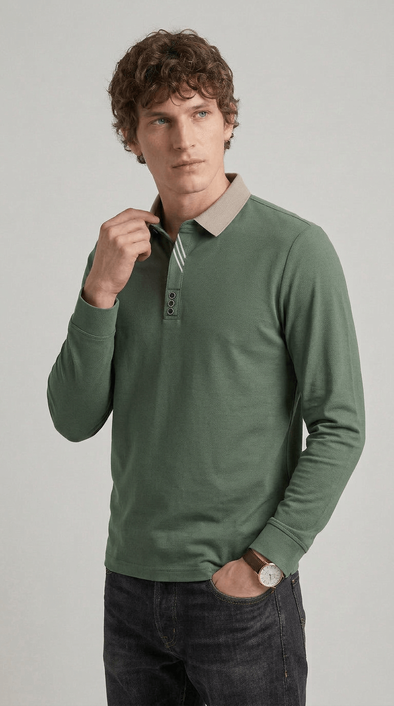 Polo Manga Longa Torino