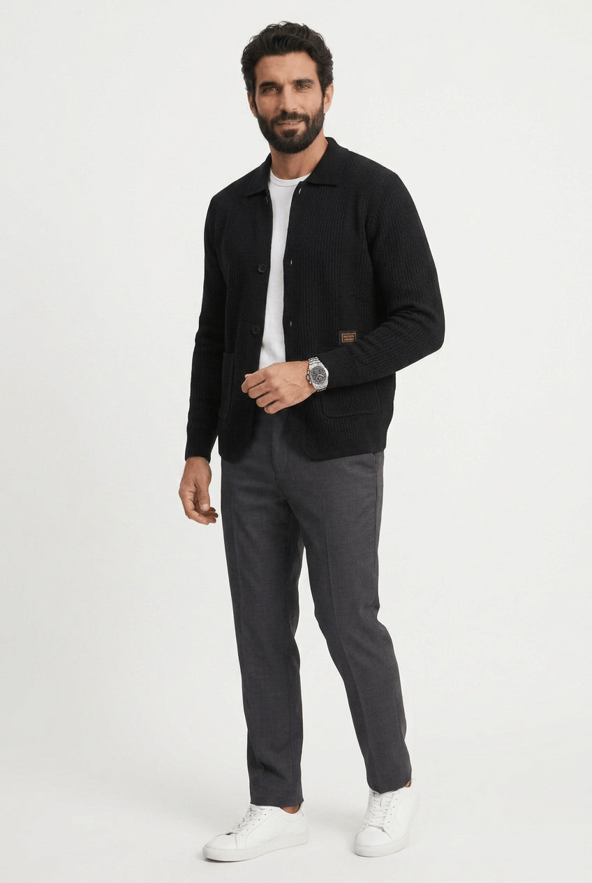 Cardigan Turim em Tricot