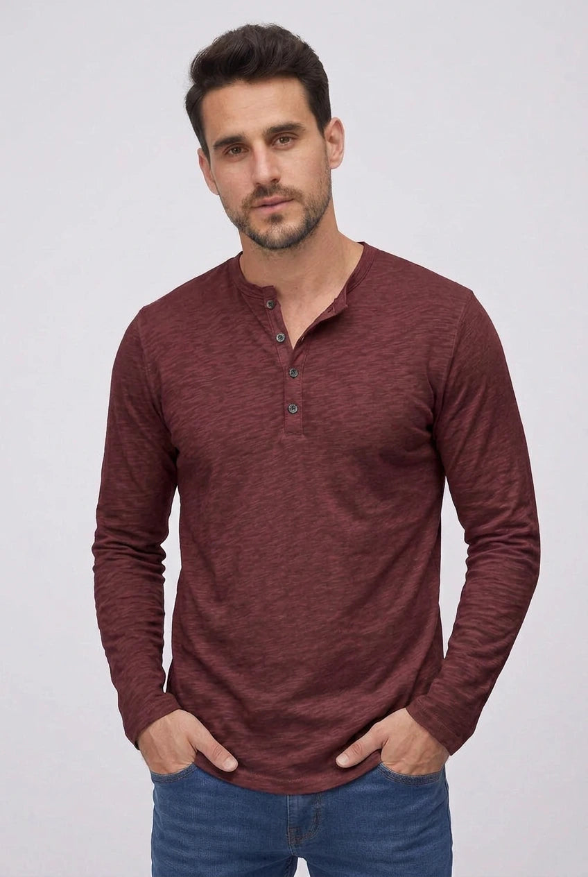 Camiseta Henley Malibu
