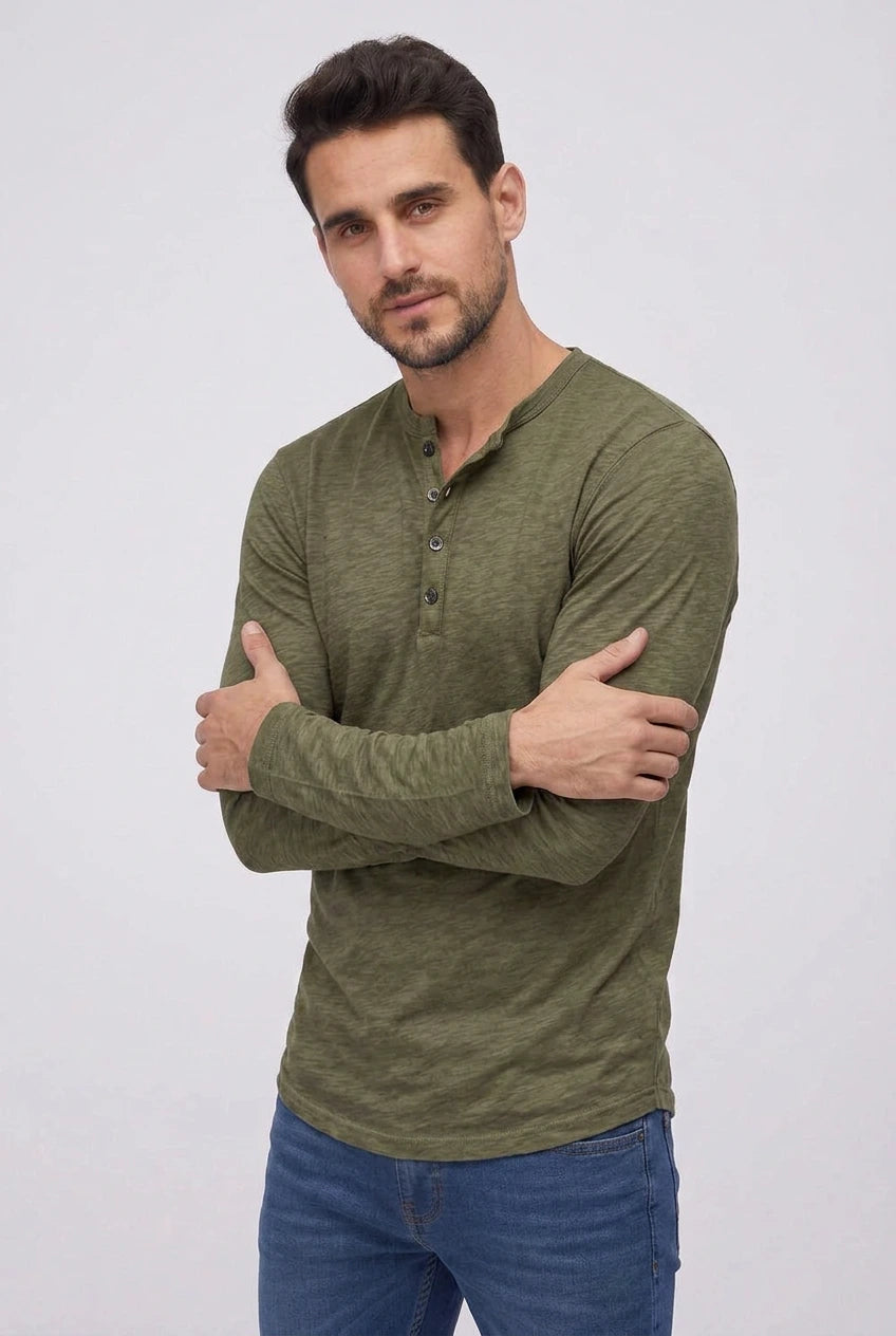 Camiseta Henley Malibu