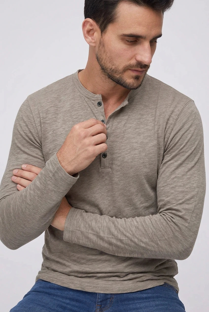 Camiseta Henley Malibu