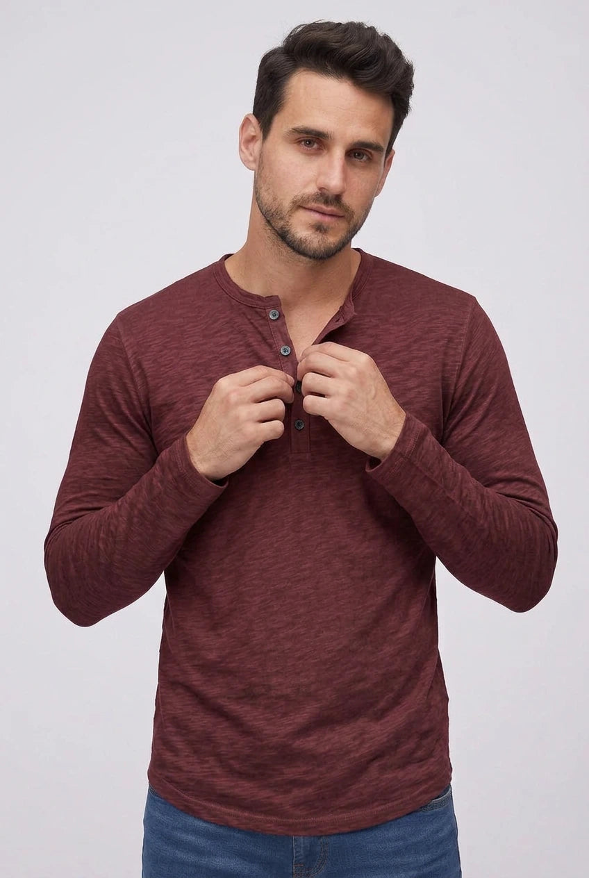Camiseta Henley Malibu