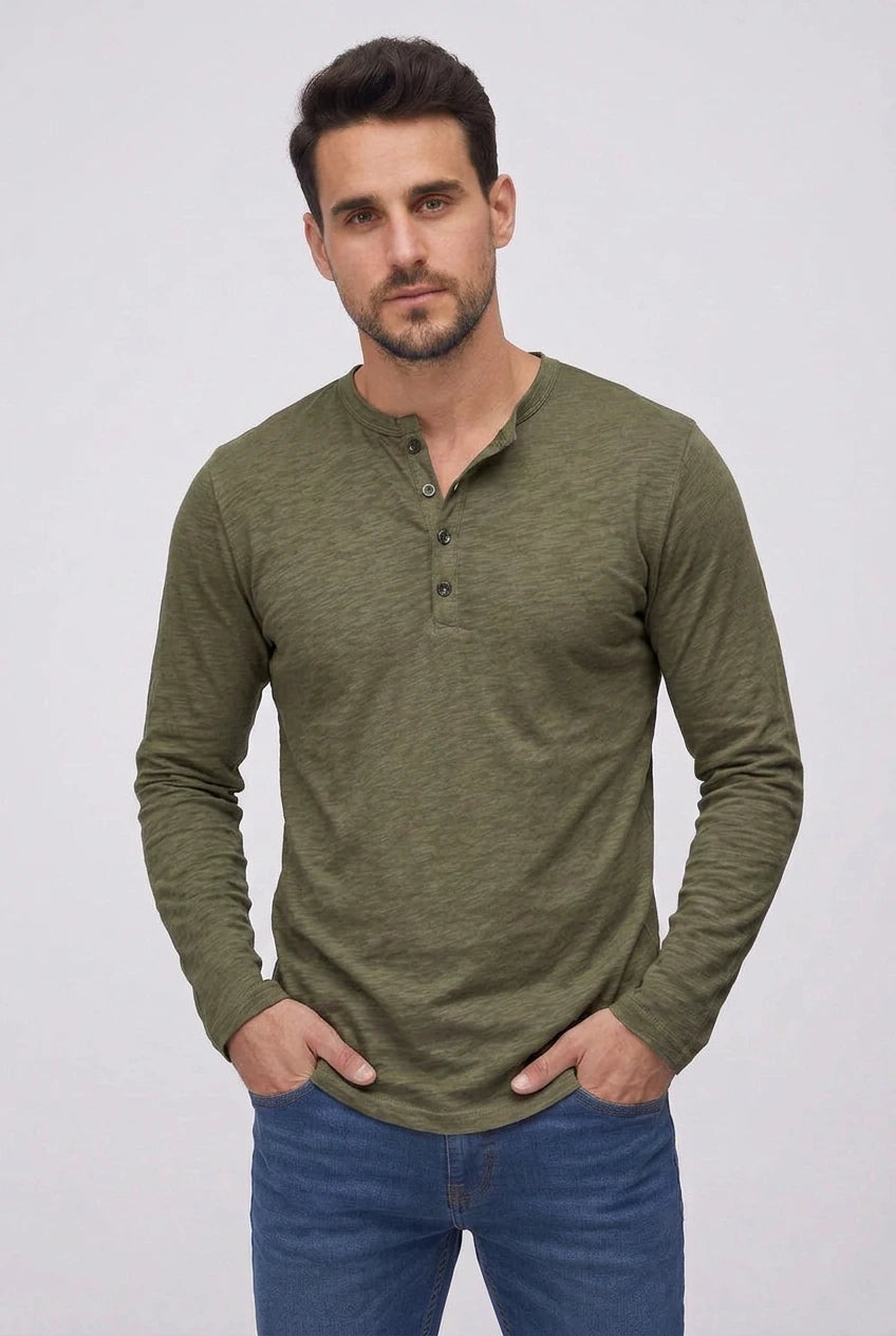 Camiseta Henley Malibu