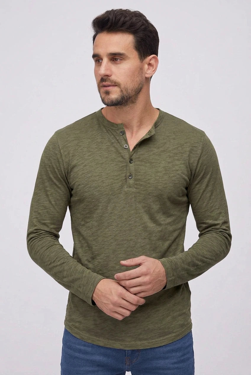 Camiseta Henley Malibu