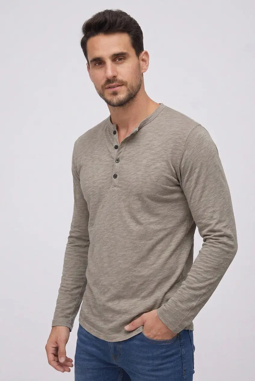 Camiseta Henley Malibu
