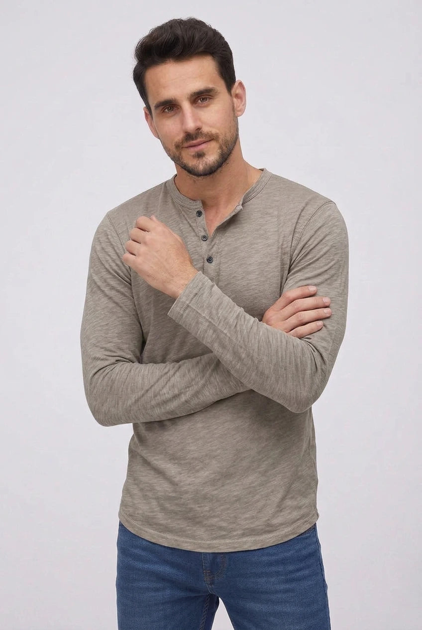 Camiseta Henley Malibu